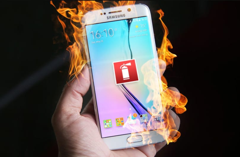 Tűzbe borított egy autót egy felrobbanó Samsung telefon