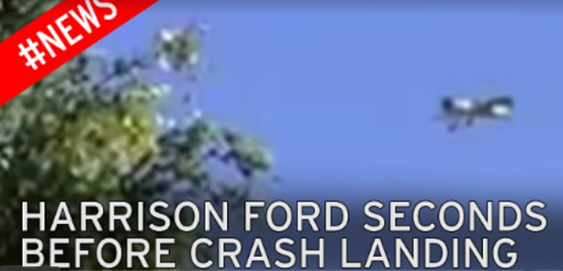 Videó: Harrison Ford gépe vészesen süllyed