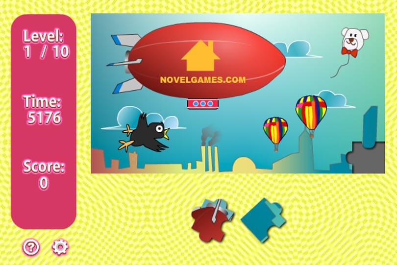 Ha hirtelen kell: aranyos online puzzle játék, gyerekeknek