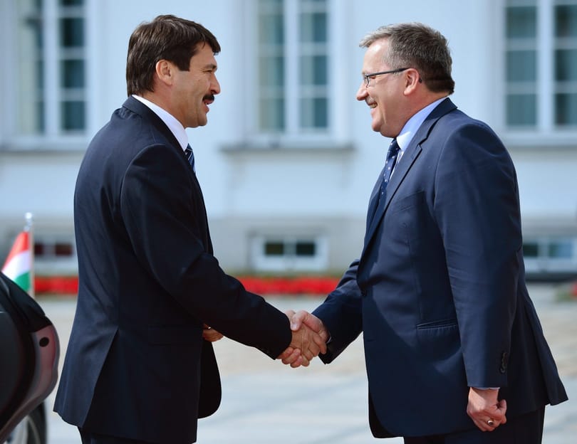 Budapesten lesz ma a lengyel államfő