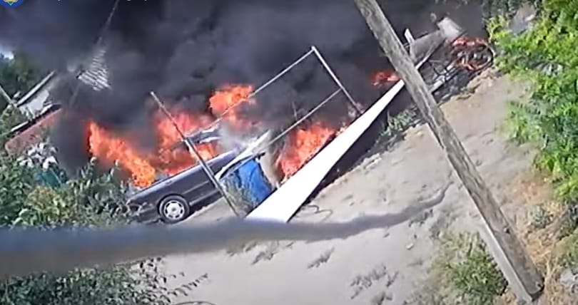 Csak el akarta égetni az udvarán álló szemetet, ez lett belőle - videó