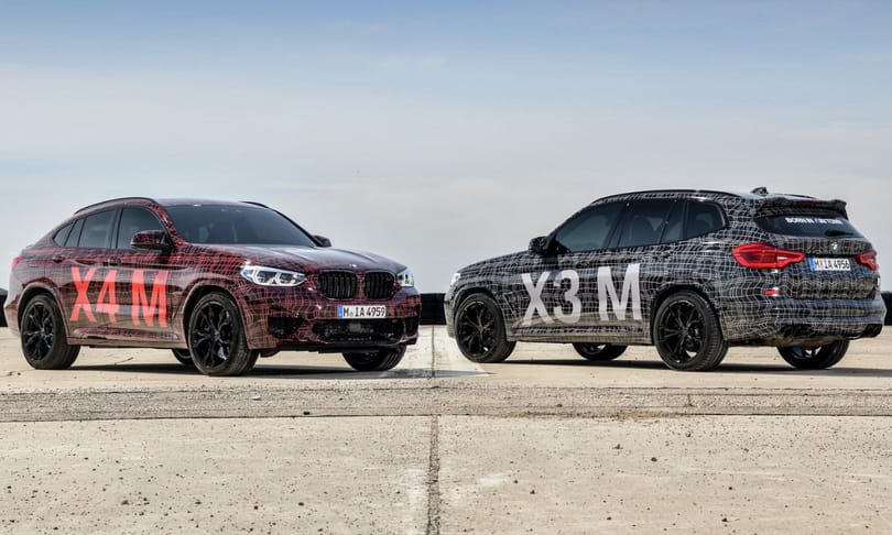 450 lovas divatterepjárók, íme az új BMW X3 M és X4 M