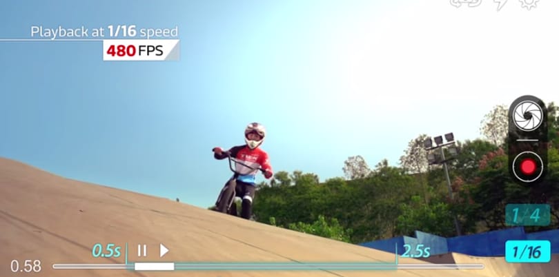 MediaTek-bravúr: szuper slow-motion 1080p videó