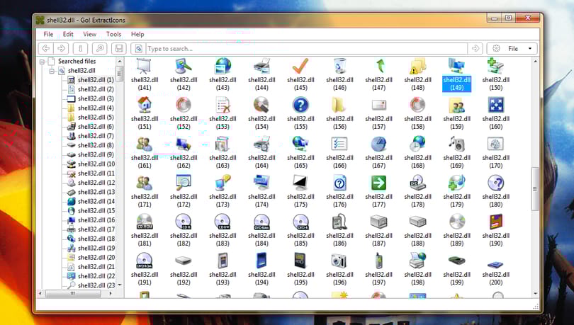Ikonok kinyerése fájlokból, programokból és weboldalakból