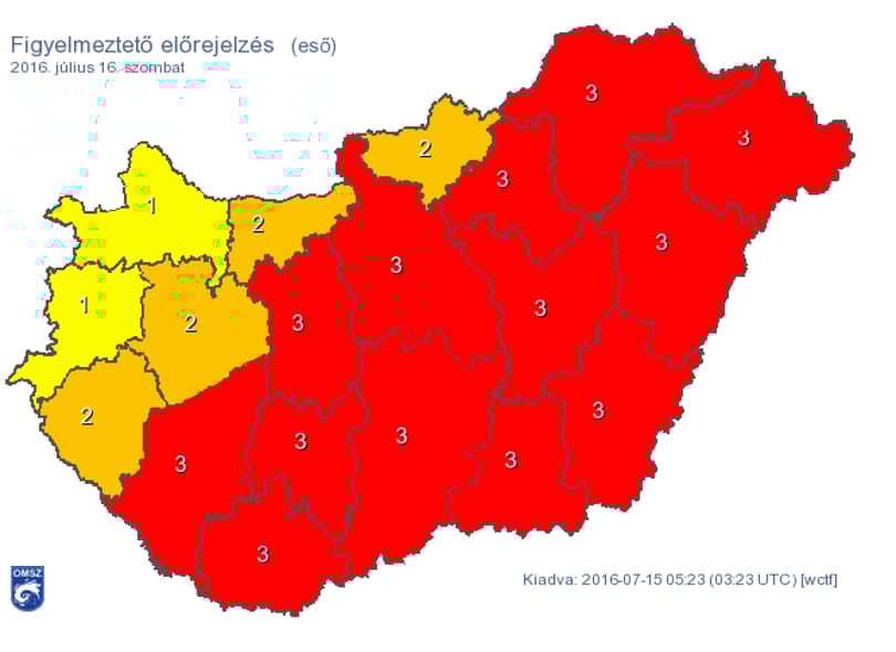 Nagyon durva idő lesz szombaton