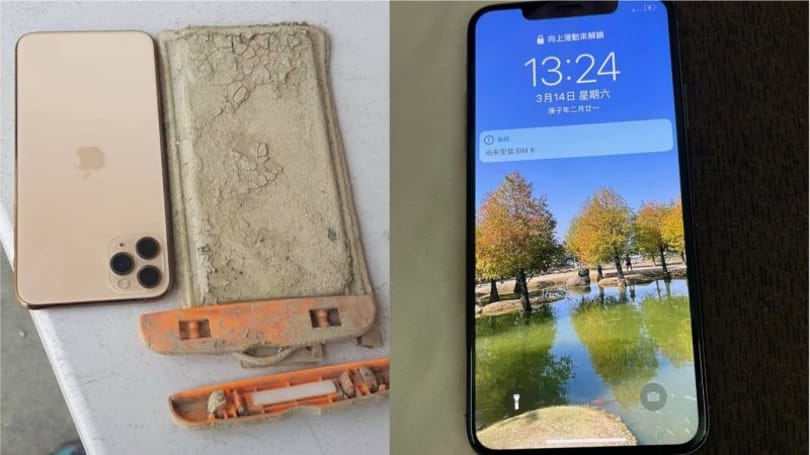 A kiszáradás miatt találtak meg egy tavaly vízbe ejtett iPhone-t