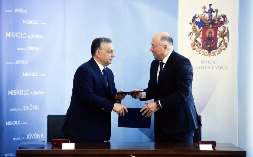 Orbán: Miskolc nem tyúklépésekre készül