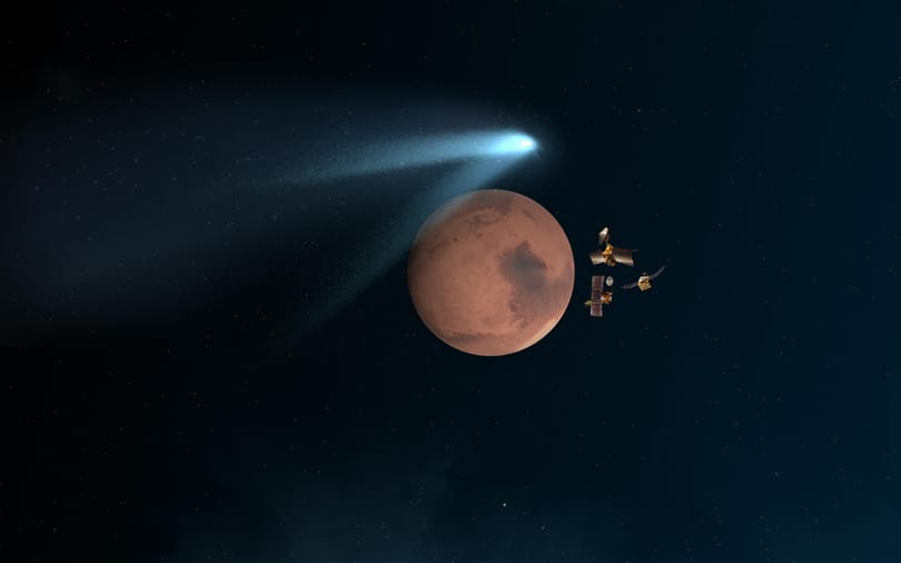 Eldugott három űrszondát a NASA egy üstökös elől – illusztráció