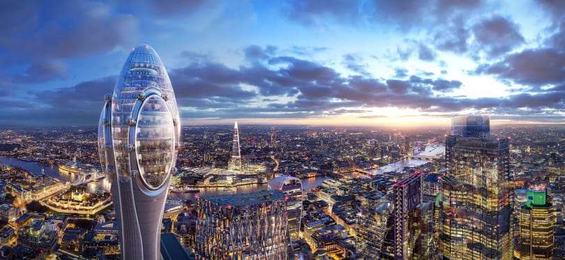 Leszavazták a 305 méter magas felhőkarcolót: nem épül meg Londonban a Tulipán Torony