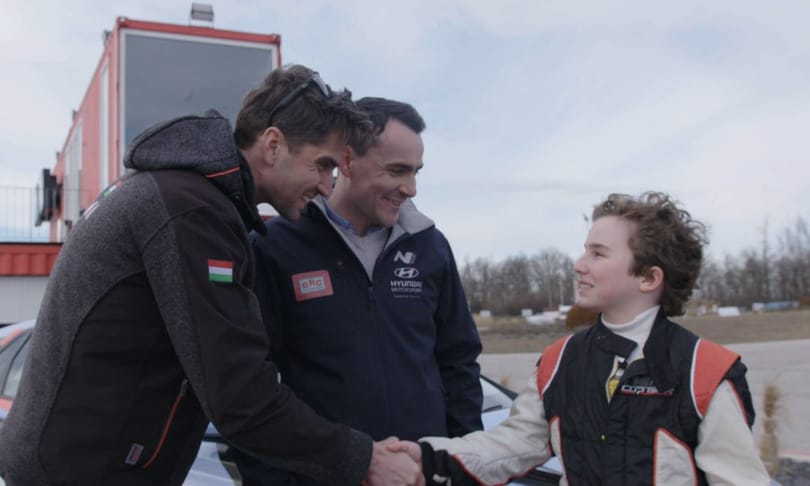 12 éves pilóta Michelisz magyar versenycsapatában