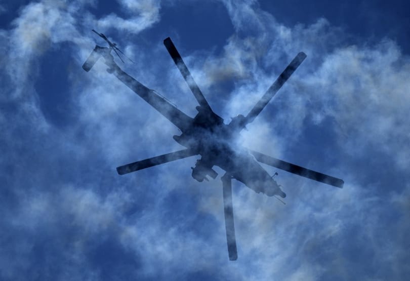 Lezuhant egy orosz katonai helikopter a Krím felett, mindkét pilóta meghalt