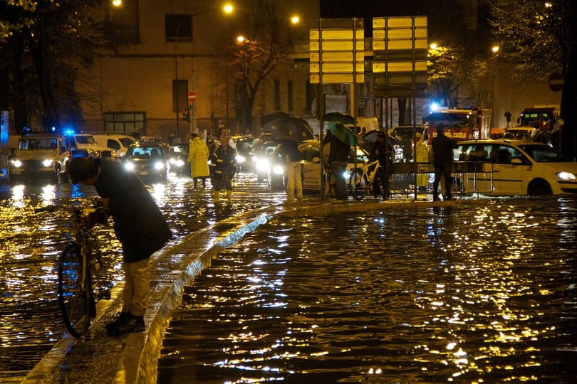 Riasztás Olaszországban: „vízbomba” találta el Firenzét