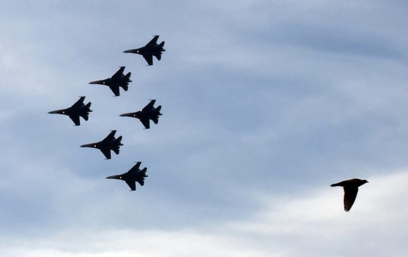Az USA a levegőben fejezte ki támogatását Ukrajnának