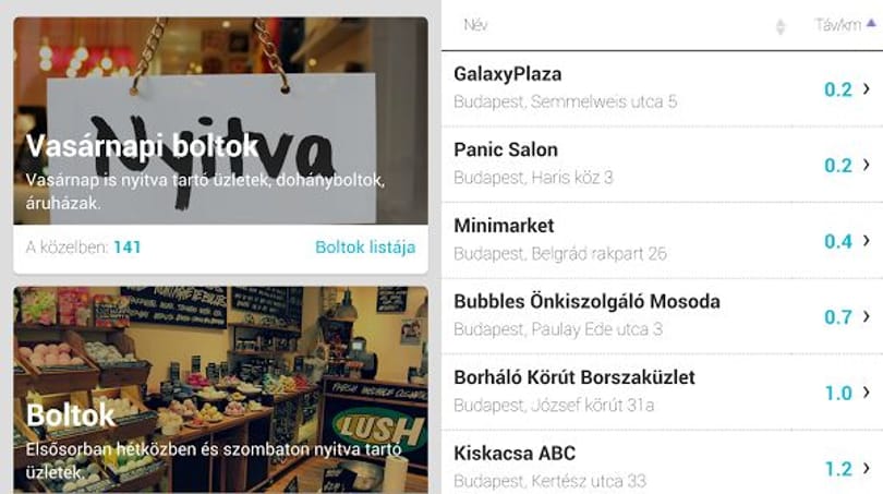 Vasárnap vásárolna? Bárhol is jár, ezzel megtalálja a nyitva tartó boltokat
