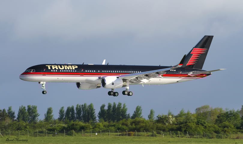 Ha ez a felvétel igazi, akkor Donald Trump (pilótája) egy apró, de remek poént kapott a légiforgalmi irányítóktól