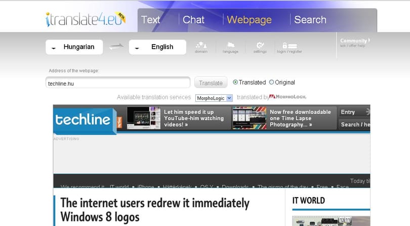 Szövegek, weboldalak fordítása az eddigi legjobb ingyenes oldalon