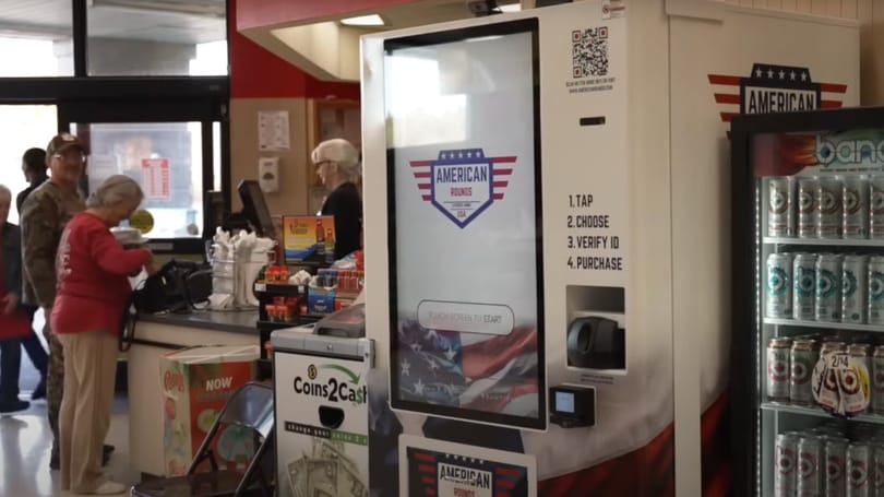 Csoki helyett lőszereket árusító automatákat állítottak üzembe több amerikai államban (videó)