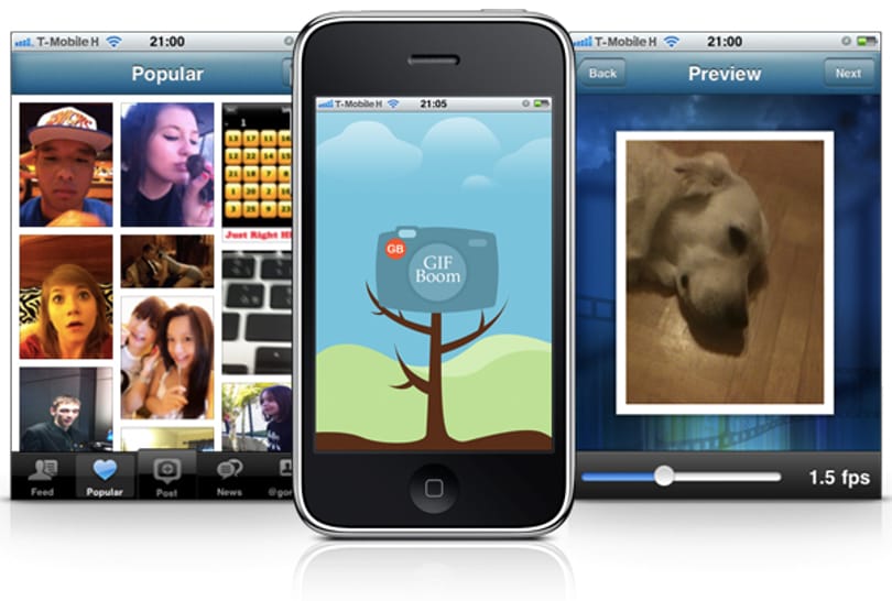 GIF animációk készítése és megosztása iPhone-on