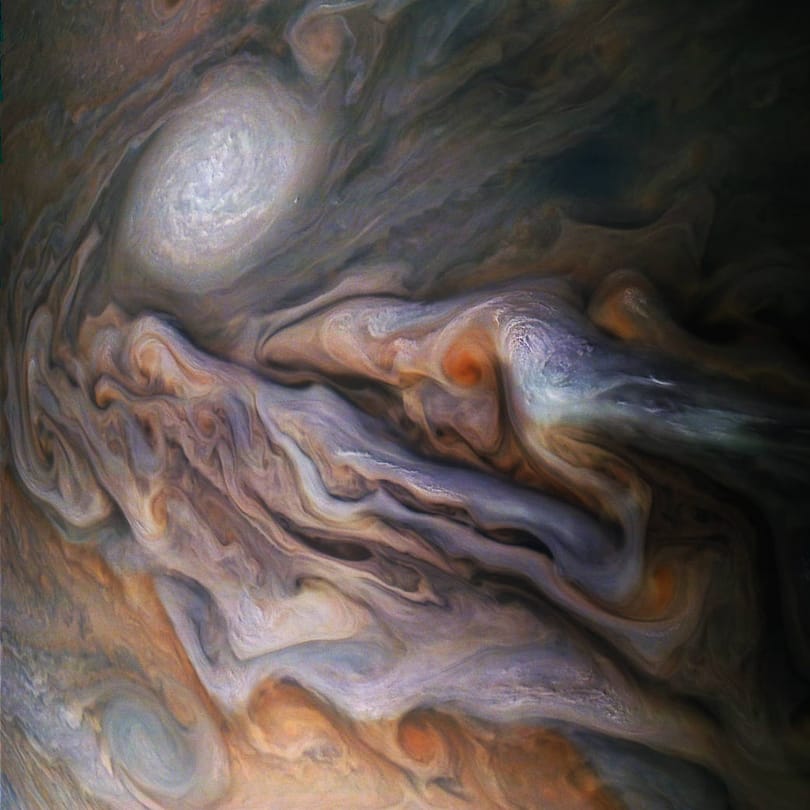 Olyan fotó jött a Jupiterről, hogy leesik tőle az állunk