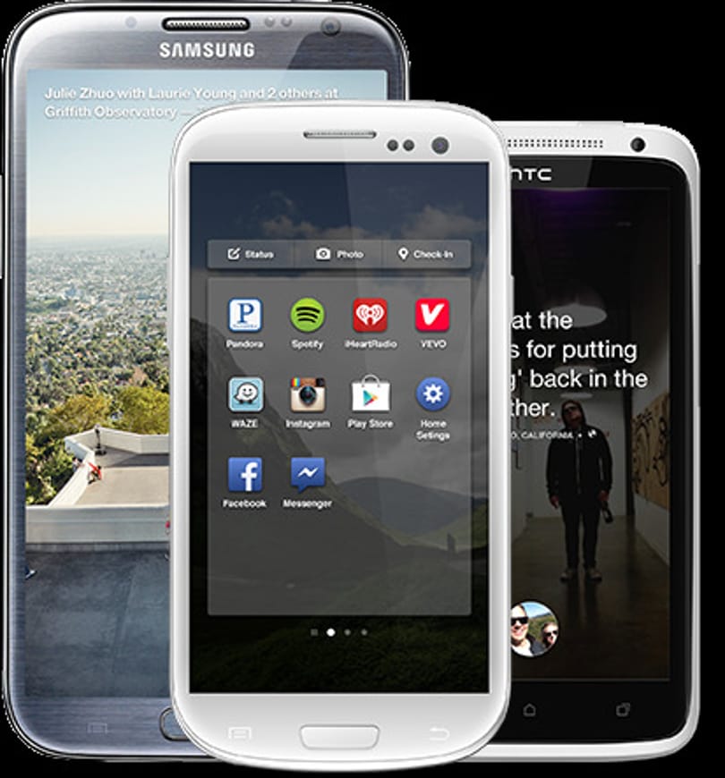 Itt a Facebook Home: sok Facebook egy csipetnyi Androidon