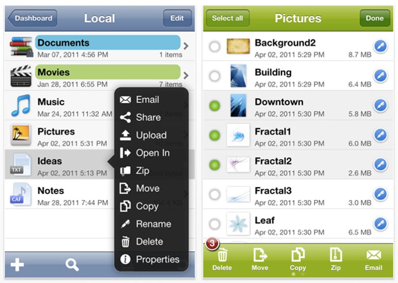 Hét iOS programja: iFiles - a kényelmes fájlkezelő iPhone-ra és iPadre