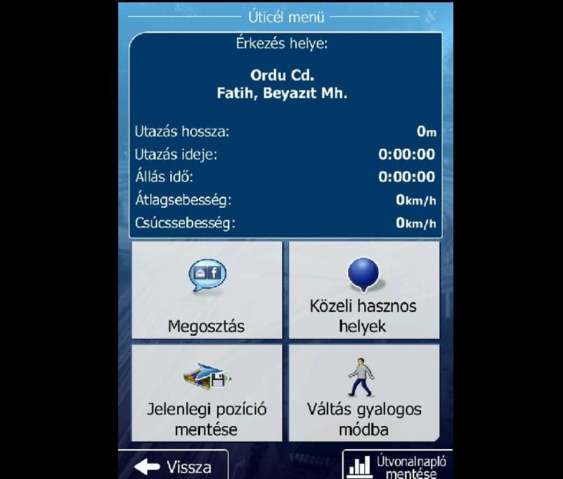iGo primo app: navigáció és Facebook együtt