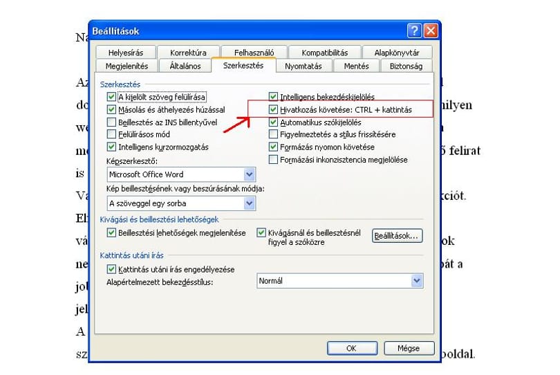 Office-tipp: Nem is kell Ctrl a hiperlink követéséhez