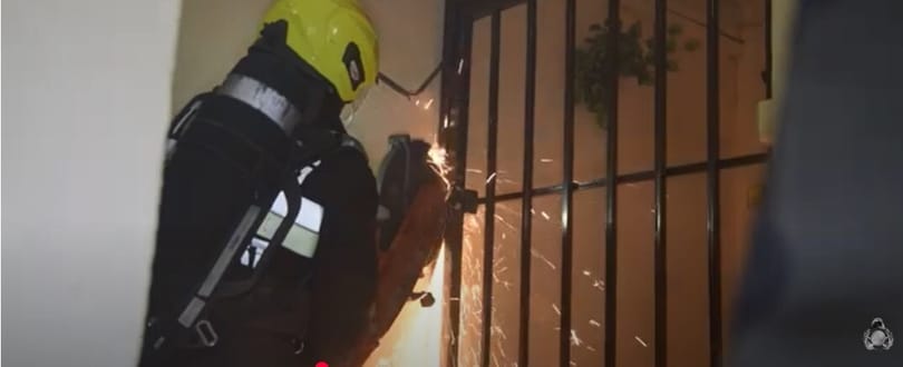 Kigyulladt egy lakás Angyalföldön – videó