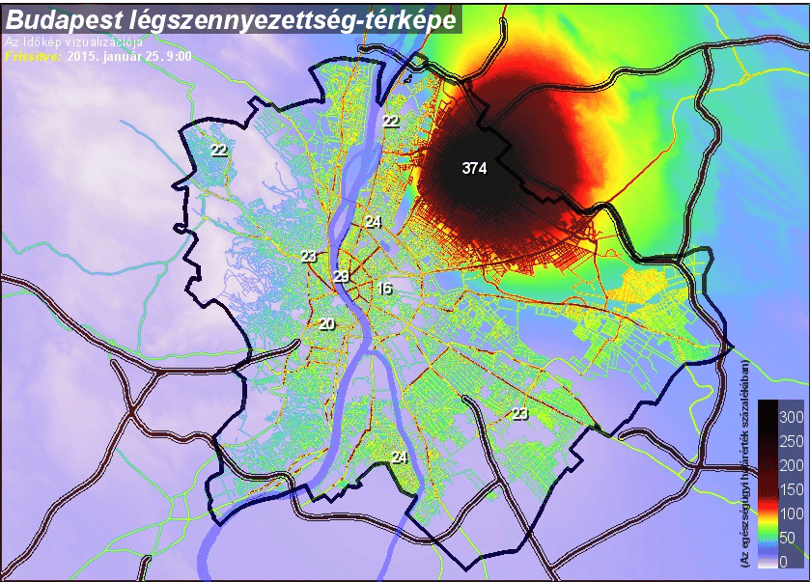 Durva szmogot hagyott Pesten a pénteki tűzeset