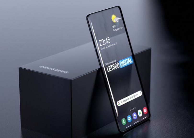 Teljesen átlátszó telefonnal jöhet ki a Samsung