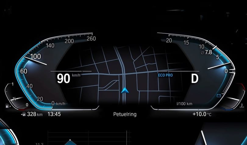 A BMW-nél is vége a tradicionális, mutatós műszereknek