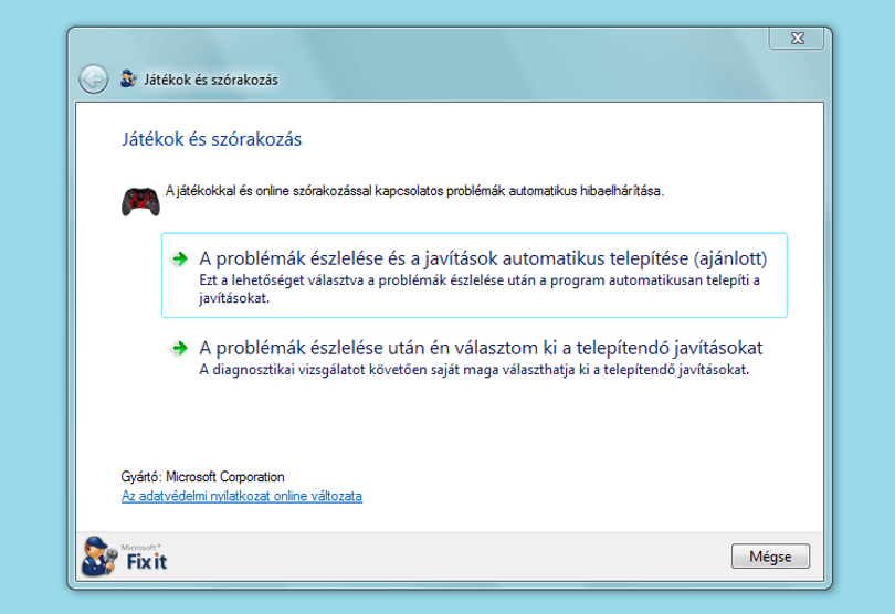 Problémáink vannak a windowsos játékokkal és az internettel? Itt a megoldás!