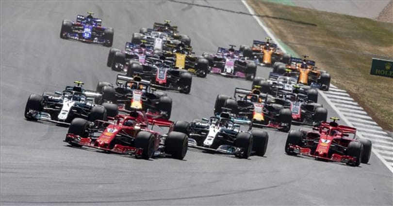 Ferrari-Mercedes-Ferrari sorrend a brit Forma-1 nagydíjon