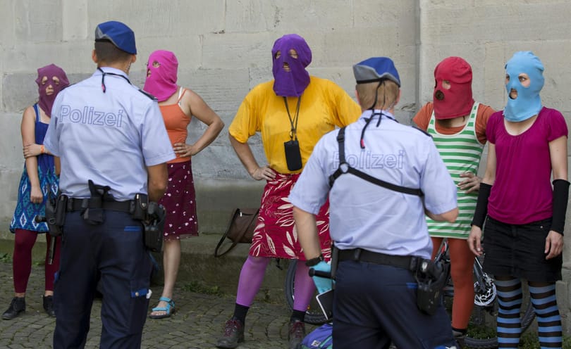 Pussy Riot: keresztfűrészeléssel tiltakoznak Oroszországban is