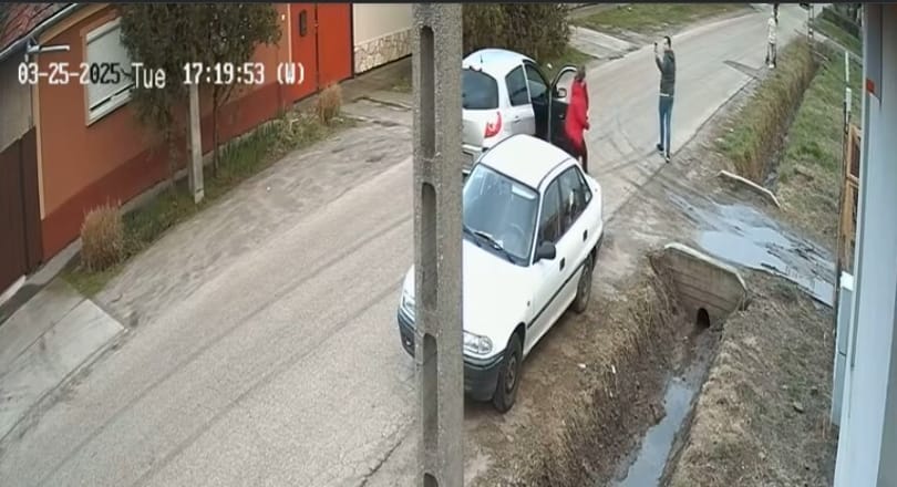 A rossz minőségű járda helyett az utat választotta, paprikaspray-vel fújták le a kisgyerekes apát