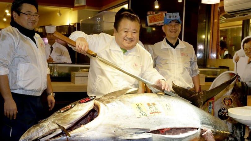 A 34 milliós kékúszójúból sushi lesz - újévi halárverés
