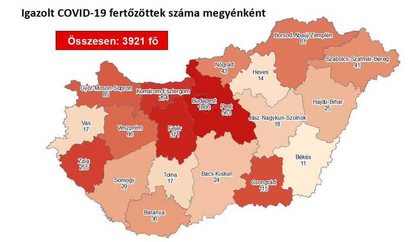 Majdnem megduplázódott az újonnan azonosított koronavírusosok száma