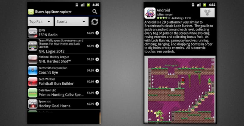 Válogassunk az Apple App Store kínálatában androidos mobilról