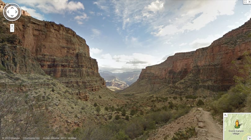 A Grand Canyont is megmutatja a Google Street View