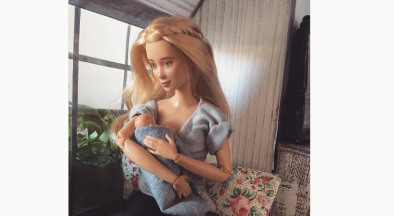 Fotó: Nevelő szándékkal itt a szoptatós Barbie