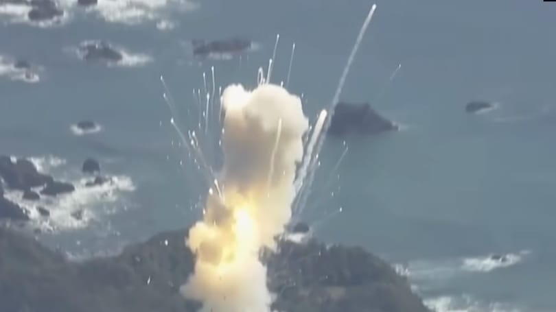Az indítás után néhány másodperccel váratlanul felrobbant egy japán kereskedelmi űrrakéta – videó
