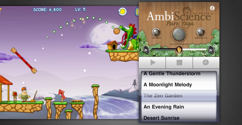 Ma ingyen az App Store-ban: Feed That Dragon, Pure Yoga