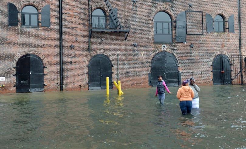 Fotó: Brooklynba már betört a víz