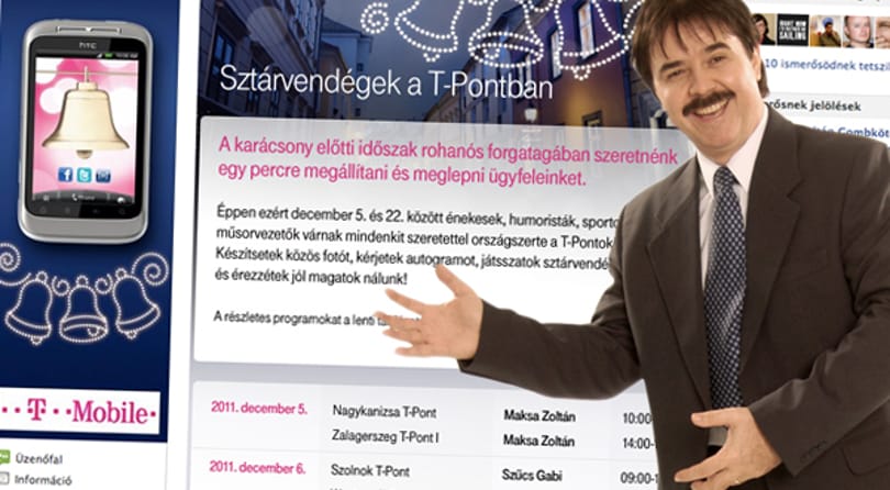 Csak egy T-Pontba kell bemennünk, hogy sztárokkal találkozzunk