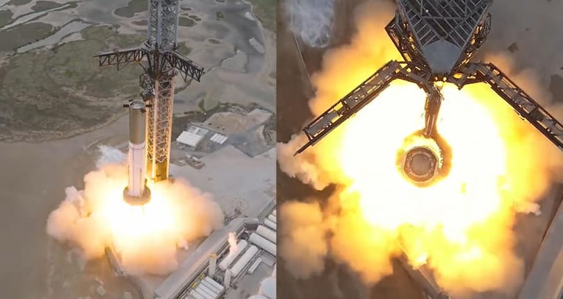 Sikerült a történelmi teszt: egyszerre kapcsolták be a SpaceX legnagyobb űrhajójának összes hajtóművét – videó