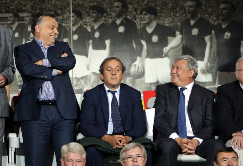 Orbán és Csányi egymásra mosolygott - fotó