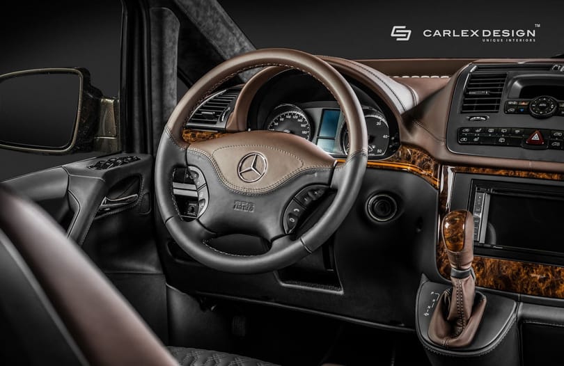 Luxussal tömték tele a Mercedes kisbuszát