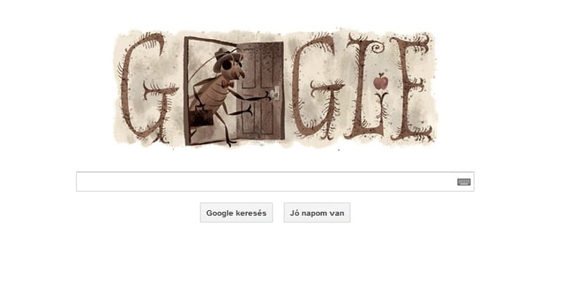 Fotó: Gregor Samsára emlékezik ma a Google Doodle
