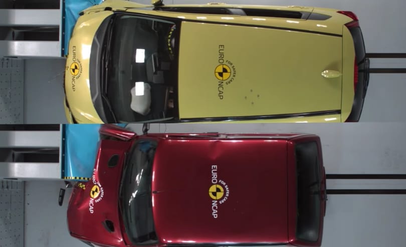 Mi is meglepődtünk: így viselkedik egy 20 évvel ezelőtti és egy mai autó a törésteszten – videó