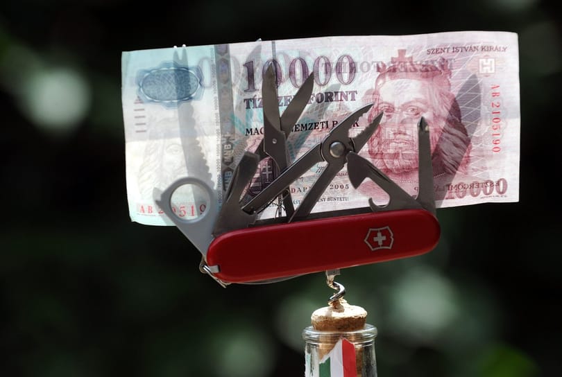 A forint gyengült a frankhoz képest